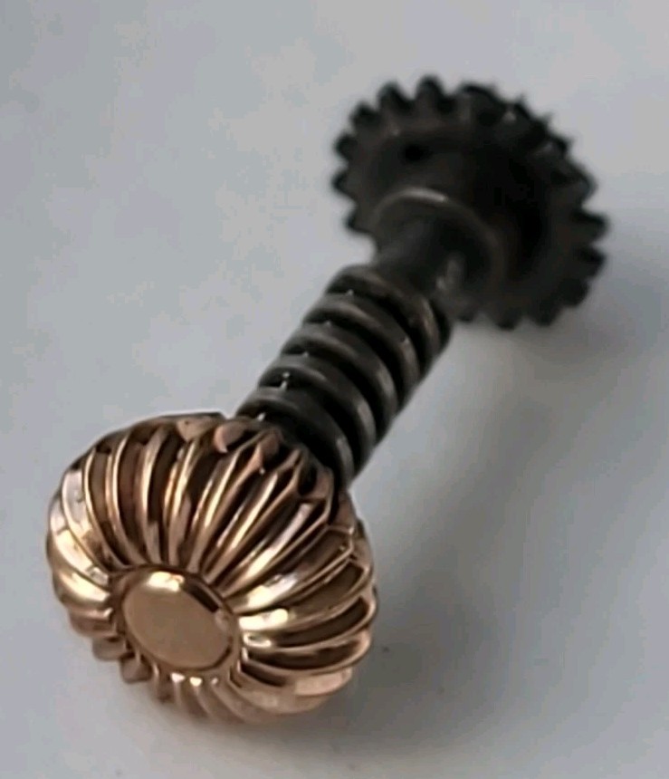 SB3-06: Estate Vintage Pocket Watch Crown – Diameter ~8mm Crown & Stem ~18mm