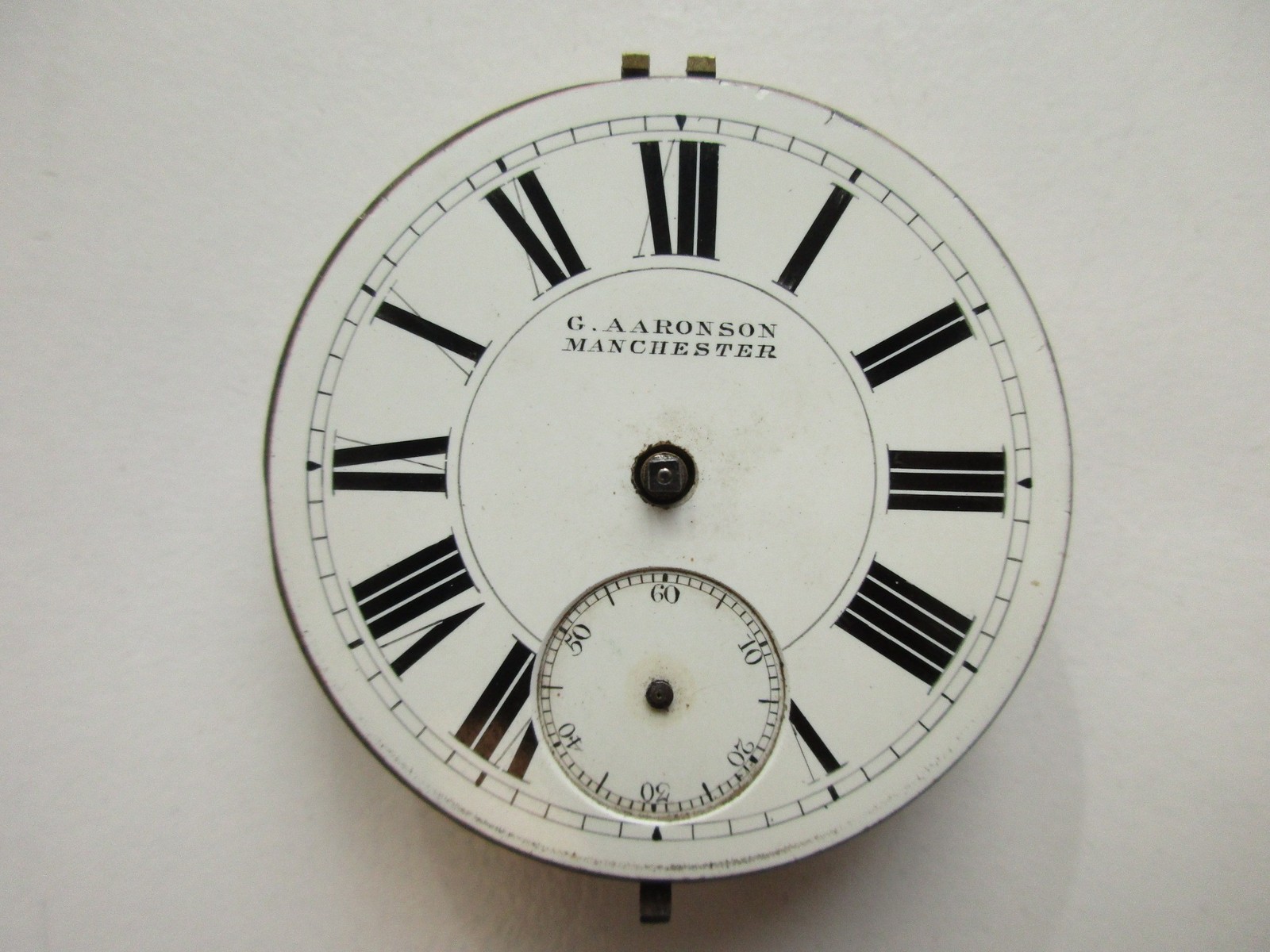 Verge Fusee pocket watch movement Aaronson Manchester – balance moves