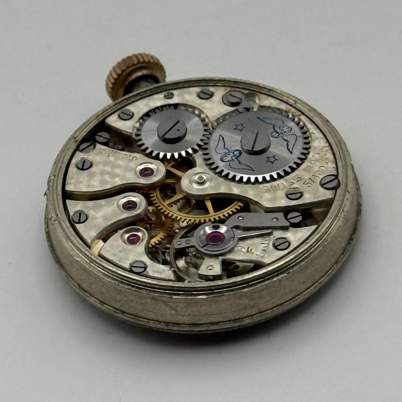 Rotary 5/400 Watch Movement Super Sports Shockproof Running Manual Parts 27.2mm