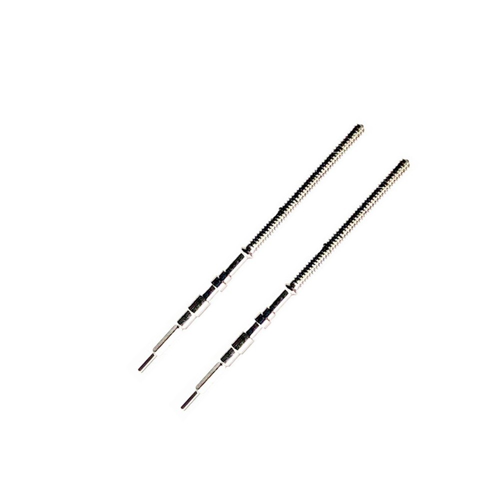 2Pcs Replacement Watch Winding Stem Rod Bar Handle Head For 7S26 7S36 Movement S