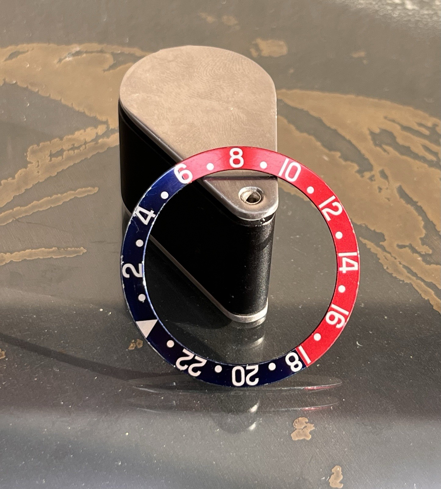 Vintage & Orig Rolex 1675 16750 GMT Red Blue Pepsi Insert Fat Font Oval 8s