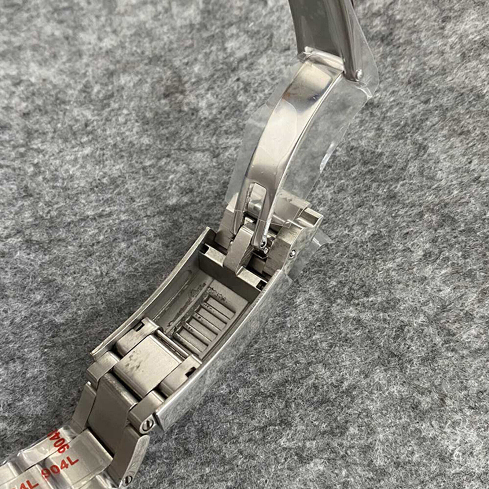 40MM Transparent Bottom Watch Case + Sand Strap Sapphire for NH35/NH36 Movement
