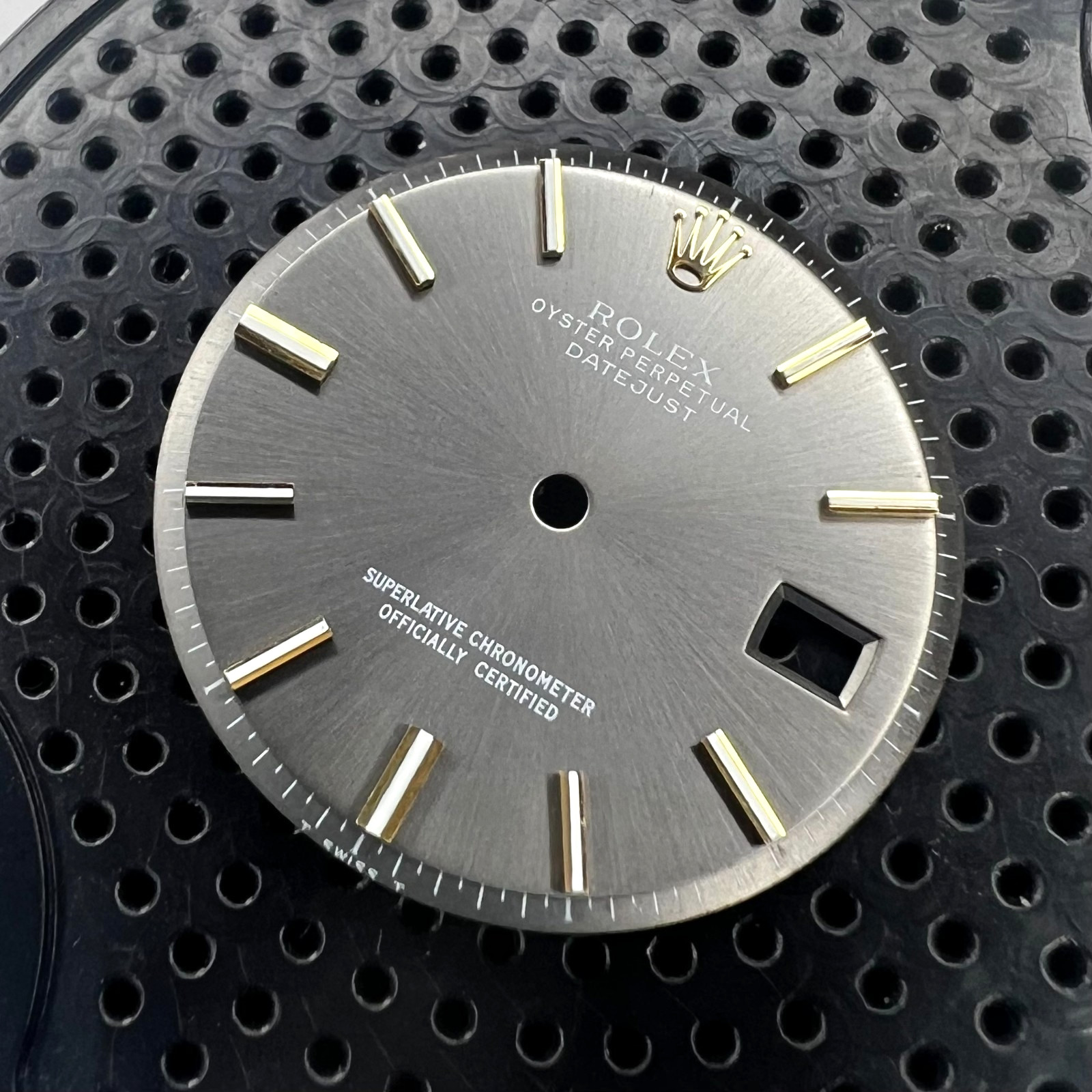 Authentic Factory Rolex Turn-O-Graph model 1625 Slate Dial