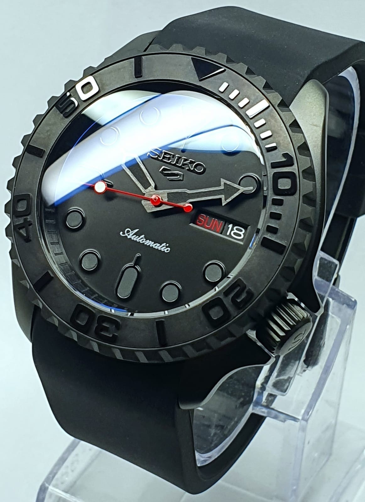 SKX007 Stealth Seiko Automatic Divers Watch