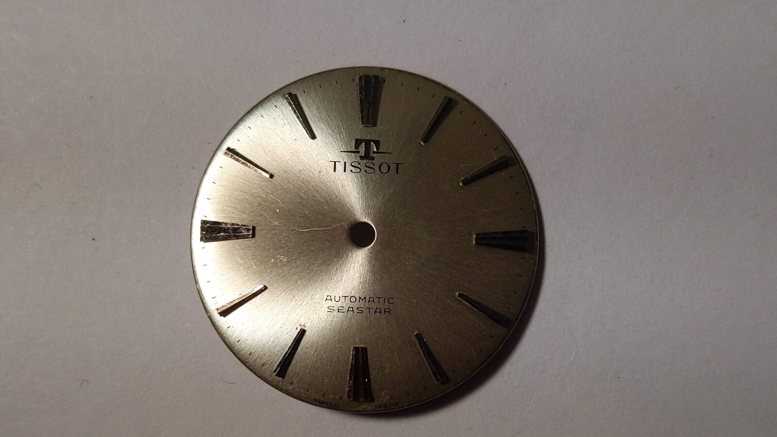 Tissot Dial automatic Seastar vintage silver 28.5mm diameter Swiss made