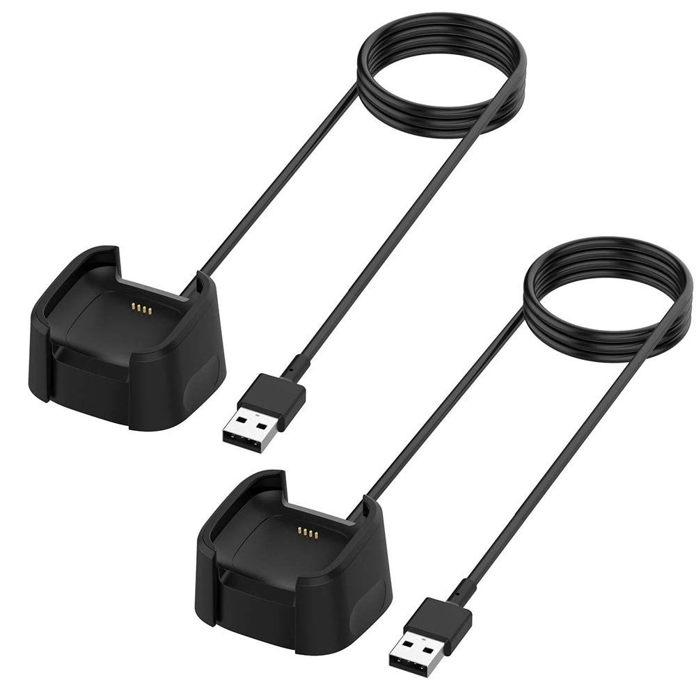 Charger for Fitbit Versa 2 (Not for Versa 1st), Charging Cable Dock with 3.3f…