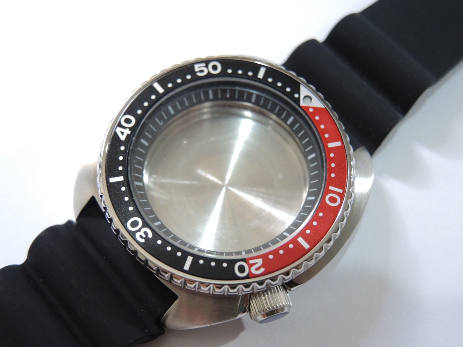NEW STAINLESS A.M CASE KIT DIVERS TURTLE COKE SRP789 AUTOMATIC (4R36-04Y0) WATCH