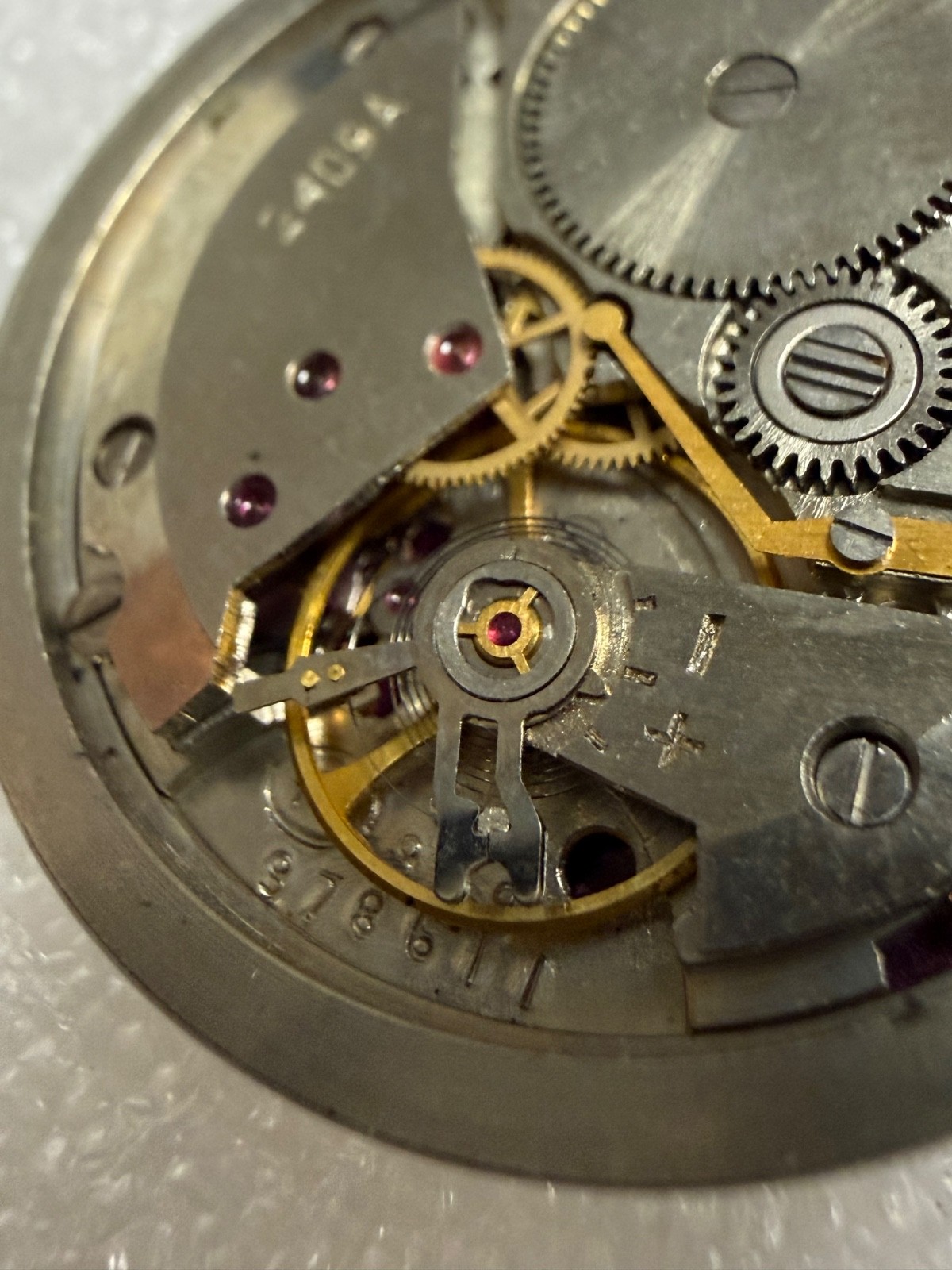 Watch movement USSR Vostok Cal.2409A plus Dial.For parts.