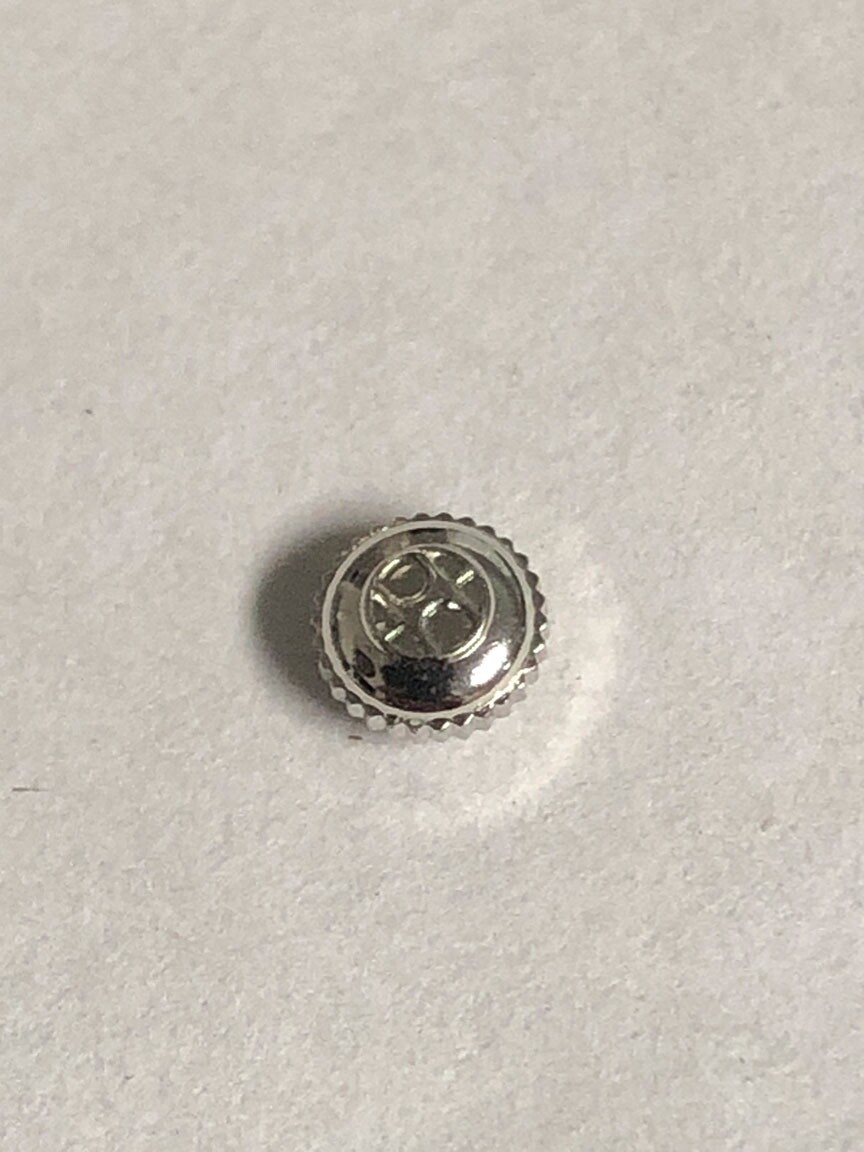 Hamilton Waterproof Stainless Steel / White Watch Crowns NOS O.D. 4.2mm Tap 10