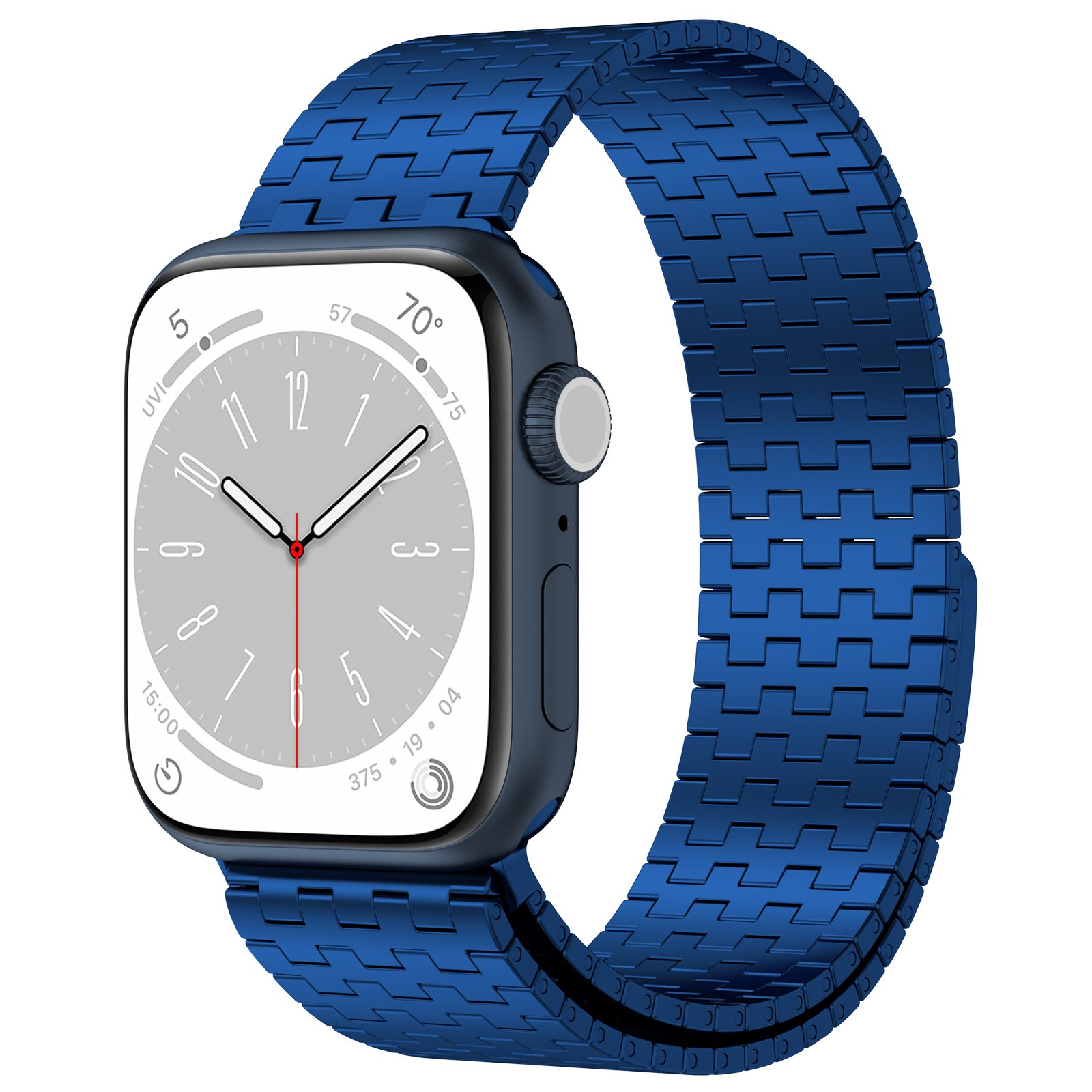 Multi-color Magnetic Adjustable Metal Watch Strap For iWatch 7/6/5/4/3/2/1