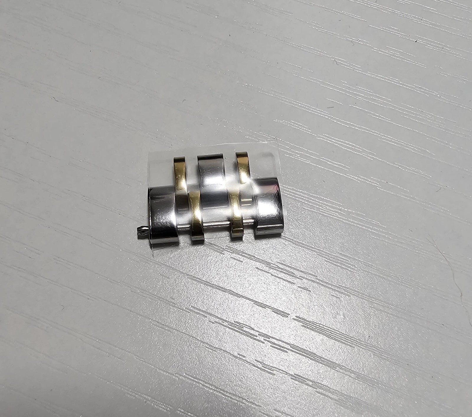 SPARE LINK FITS EMPORIO ARMANI AR1847 WATCH STRAP BRACELET BAND SILVER AND GOLD