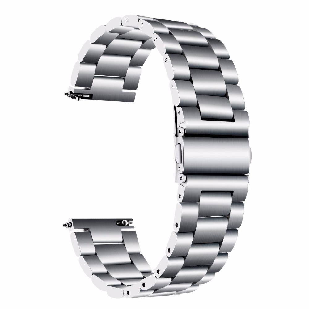22mm Stainless Steel Strap for Omega X Swatch Moonswatch Metal Wrist Watch Band
