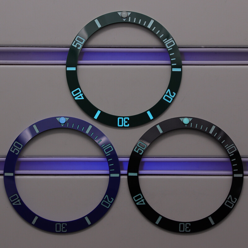 A+++++ diver 38mm X 30.7mm X 1.8mm 3C super luminescent ceramic insertion frame