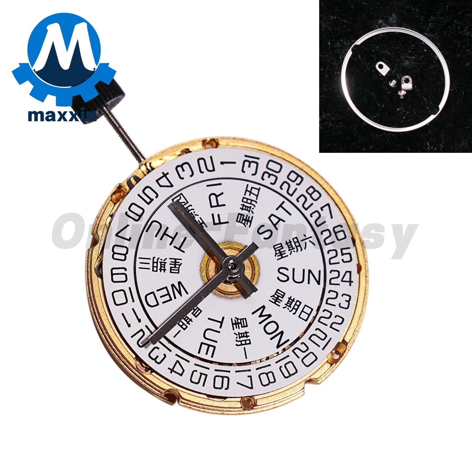 Gold Automatic Watch Movement For Tianjin ST2146 ETA 2836 & 2836-2