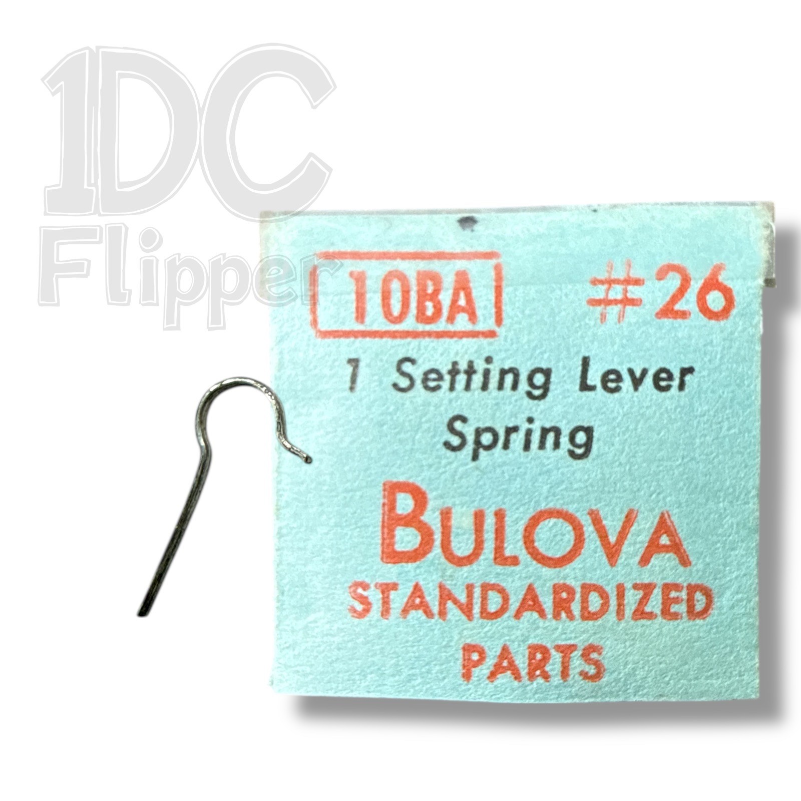 Bulova 10BA SET LEVER SPRING (Clutch) #26 440/150 ETA 900 Fits Multiple, Read!