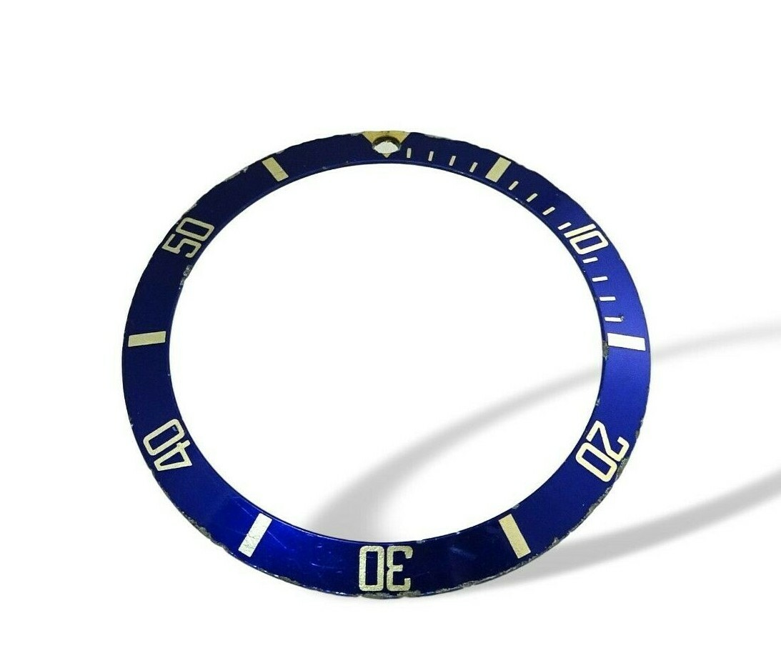 Rolex Submariner Steel 16610A 16800 16610 Watch Bezel Blue Insert Part