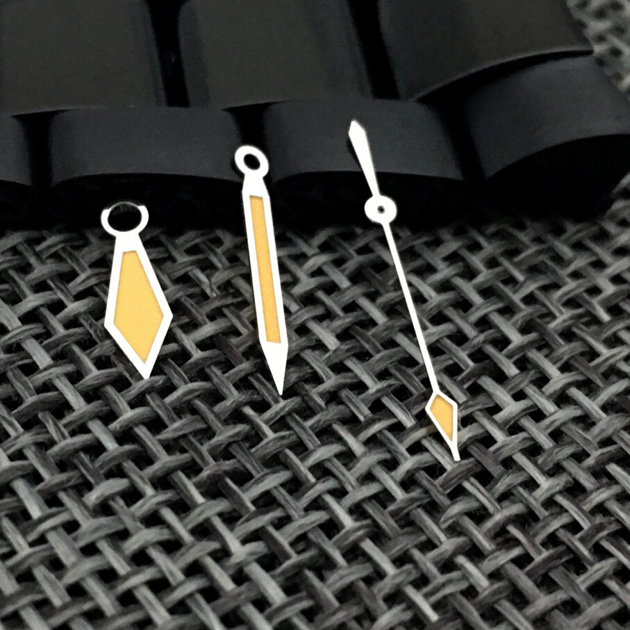 Orange/Black Watch Hands Fit For NH35 NH36 7s35 4r35 7009 Movement Green Lume