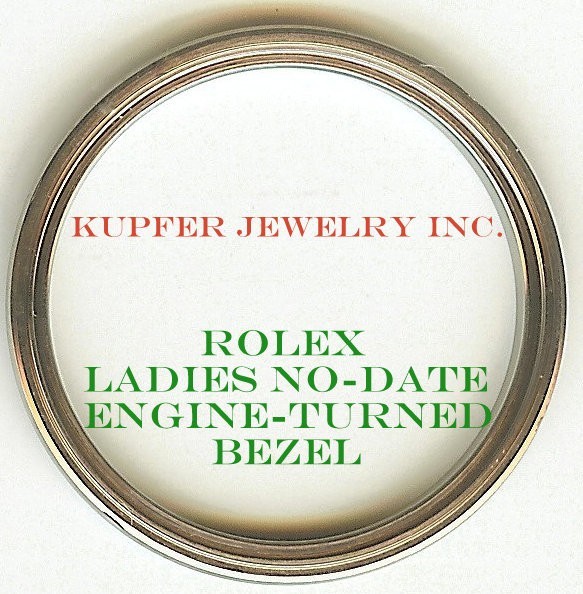ROLEX FACTORY NEW ORIGINAL LADIES NO-DATE ENGINE-TURNED BEZEL