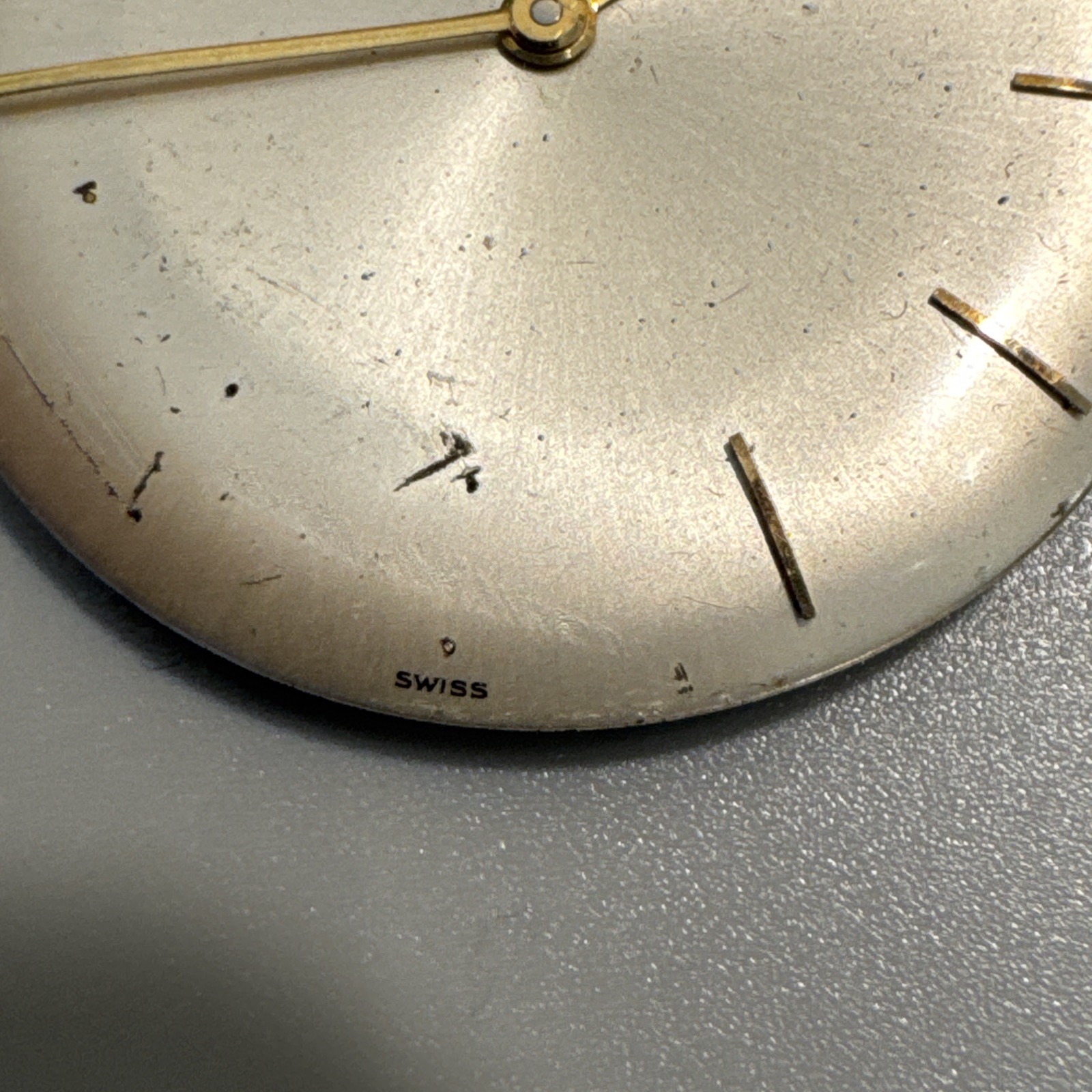 Works! Vintage Ebel Fab Suisse Men’s Wind Up Watch Movement Dial Face Hands