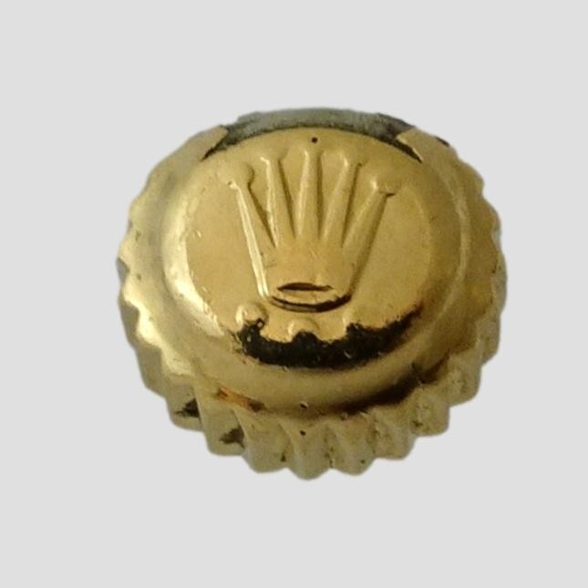 18k Used Rolex 3135 Submariner 7mm Watch Crown 703 Part 16808 16803 16613