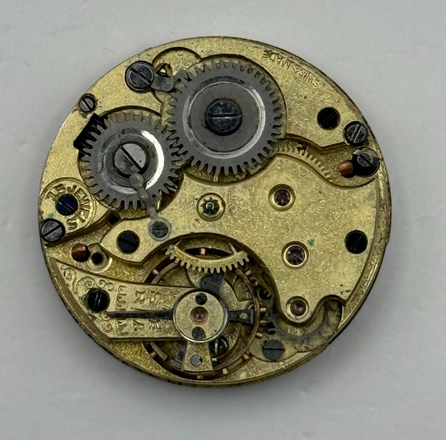 Rolex Rebberg Watch Movement 15 Jewels Swiss Manual Wind Parts Repair 25.4mm