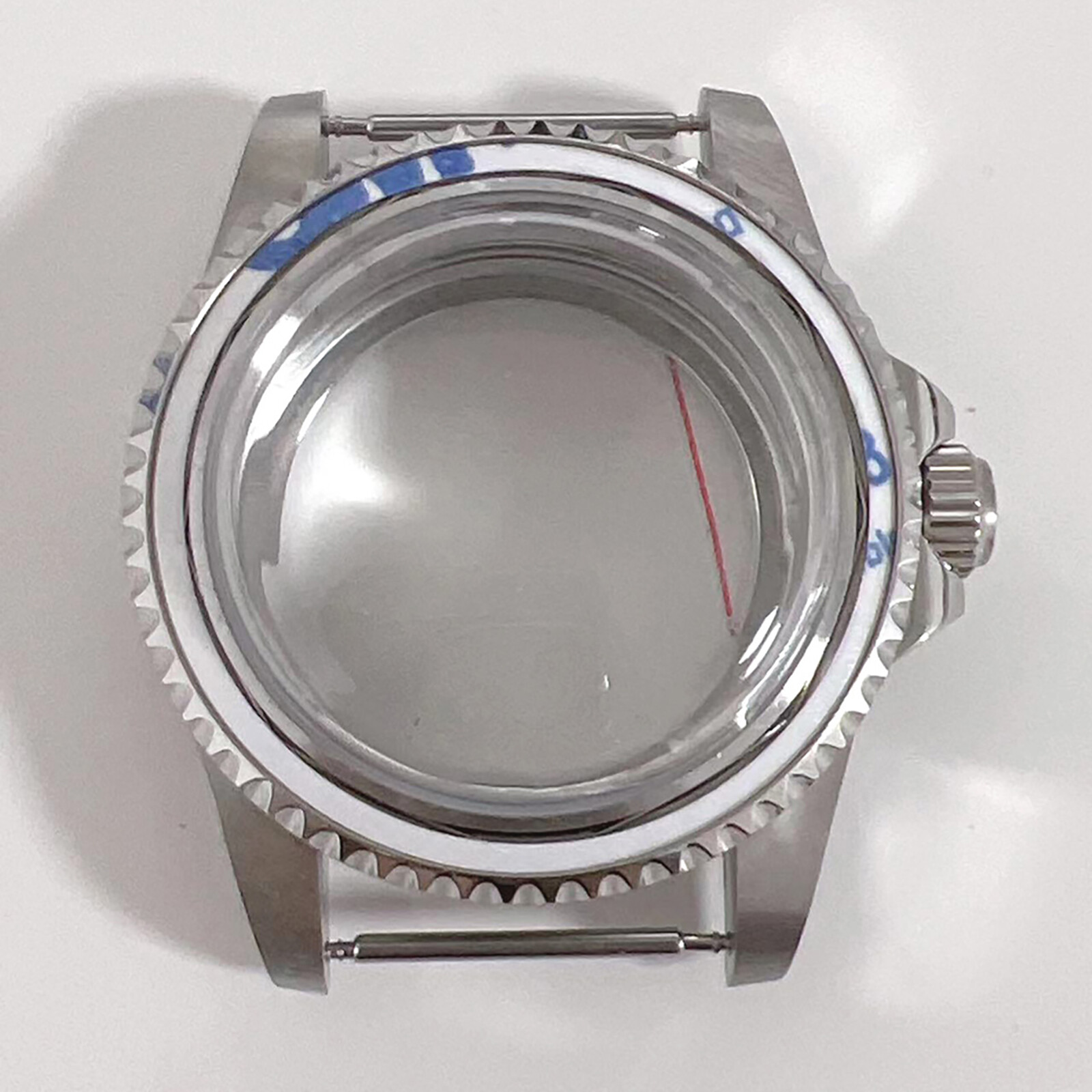39.5MM Retro Watch Case Steel Acrylic Glass Case for NH35 NH36 Watch Movement