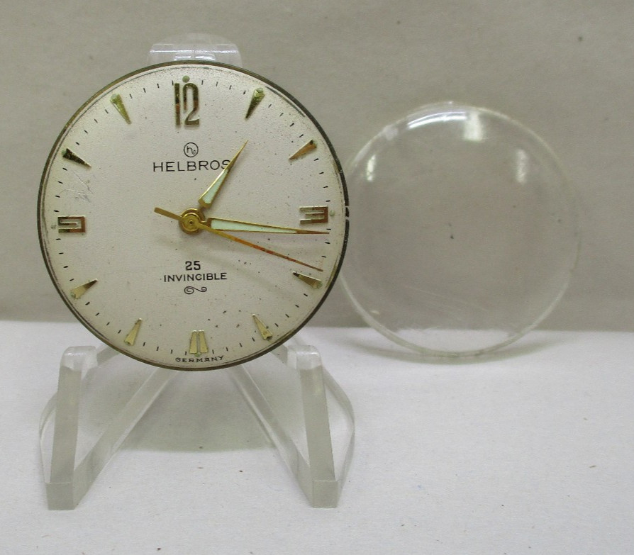 Helbros 25 Invincible Manual Watch Movement 25 Jewel P60-61 Germany