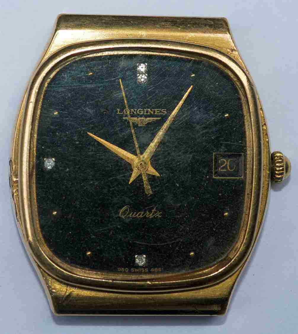 VTG LONGINES Quartz Gold Plated Wristwatch. Ref: 950, Cal: L950.2. For Repairs