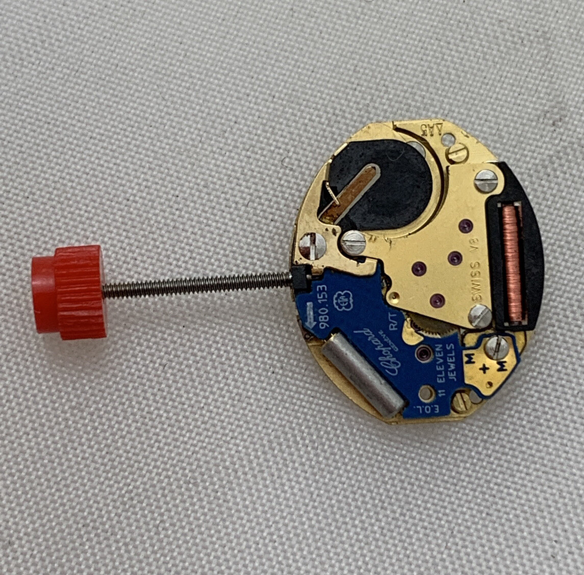 Chopard ETA 980.153 Quartz Watch Movement 11 Jewels Authentic Swiss Made