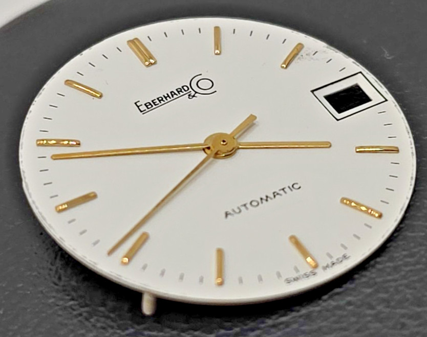 Eberhard automatic 33mm dial and original Swiss hands set made 178-123