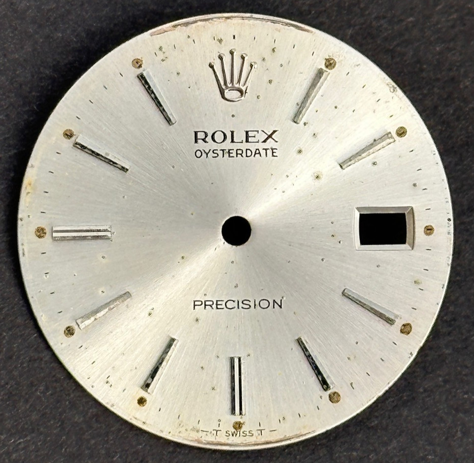 Vintage Rolex Oysterdate Precision Watch Dial For 6694