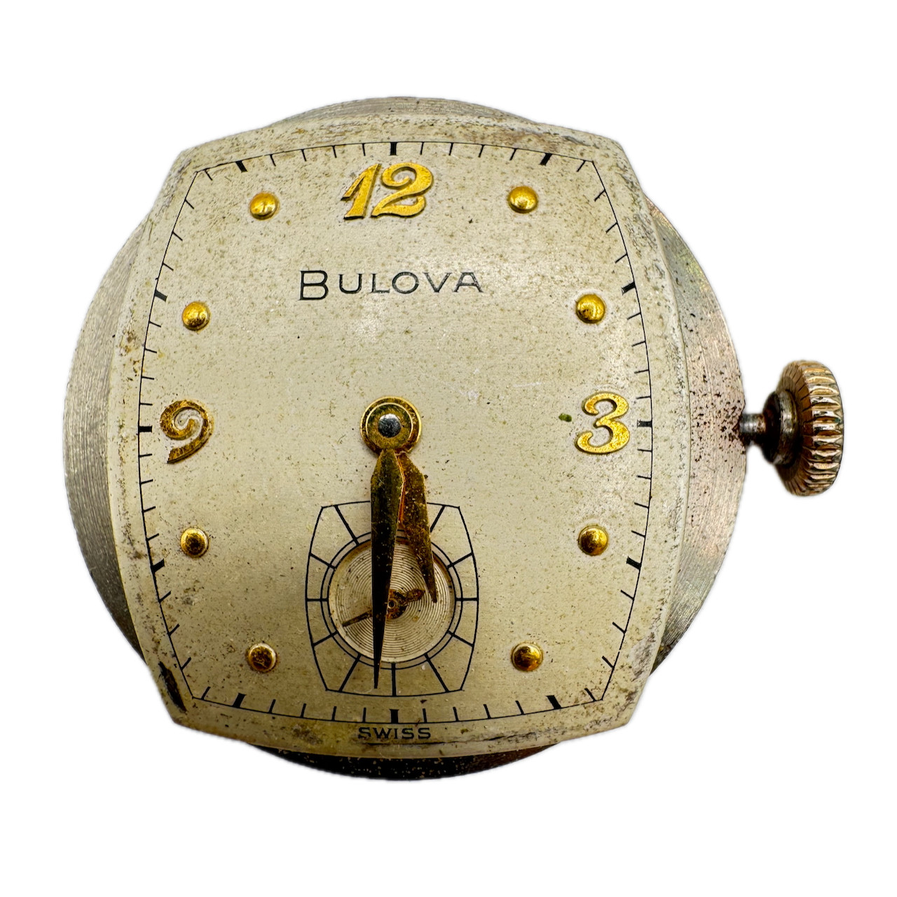 Vintage 26mm Bulova 1959 Mechanical Men’s Wristwatch Movement 11 AC Swiss