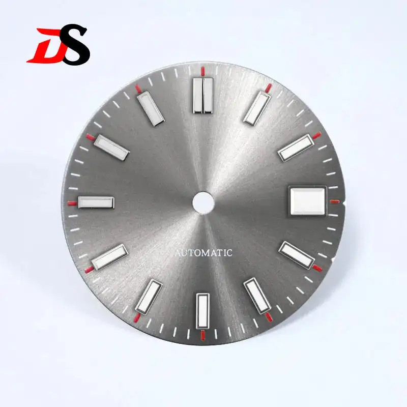 DS 28.5mm Dial Sunburst Dials NH35 Blue Lume 3o’clock Date/No Date custom logo