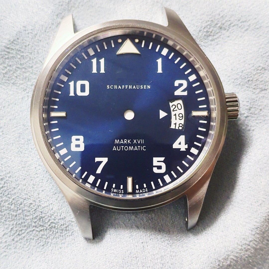 DIY 40mm Stainless Watch case+Leather Strap For ETA 2824 Movement