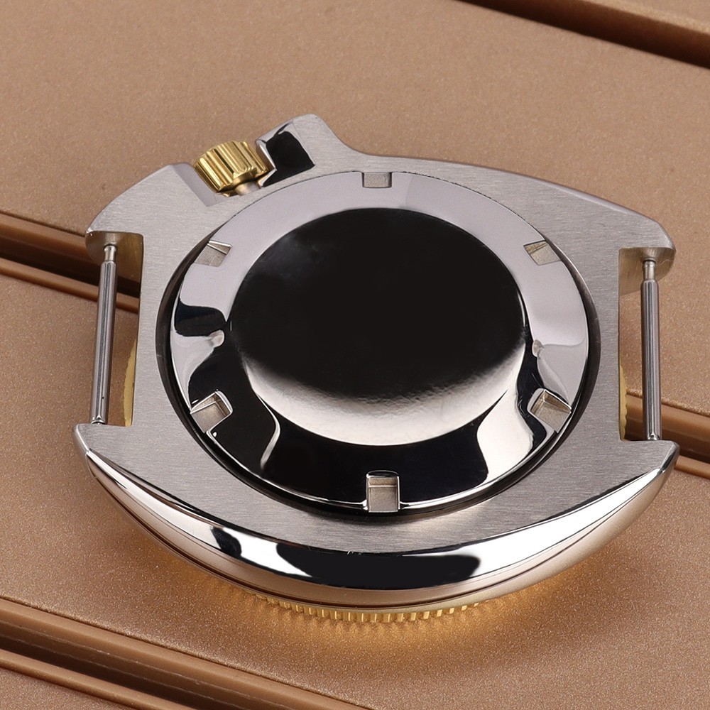 Rotating Diver Bezel Sapphire 44mm Watch Cases Turtle Style For Seiko NH35 NH36