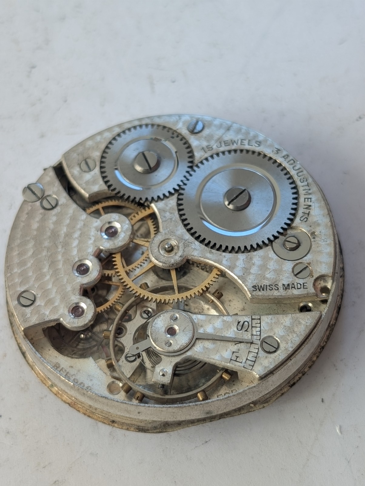 Vintage Cyma 998 Mechanical Pocket Watch Movement (Untested)