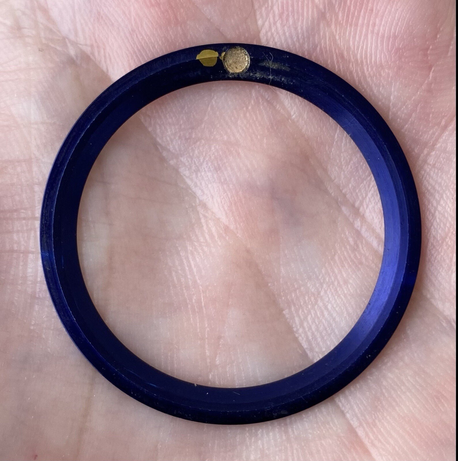 Authentic Rolex Submariner Date 16613 16803 16808 16818 Blue Watch Bezel Insert