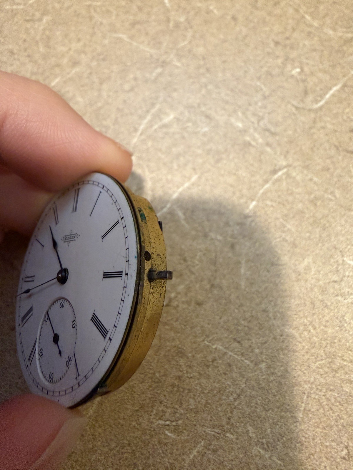 Antique Elgin National Watch Company Pocket Watch Movement NON WORKING