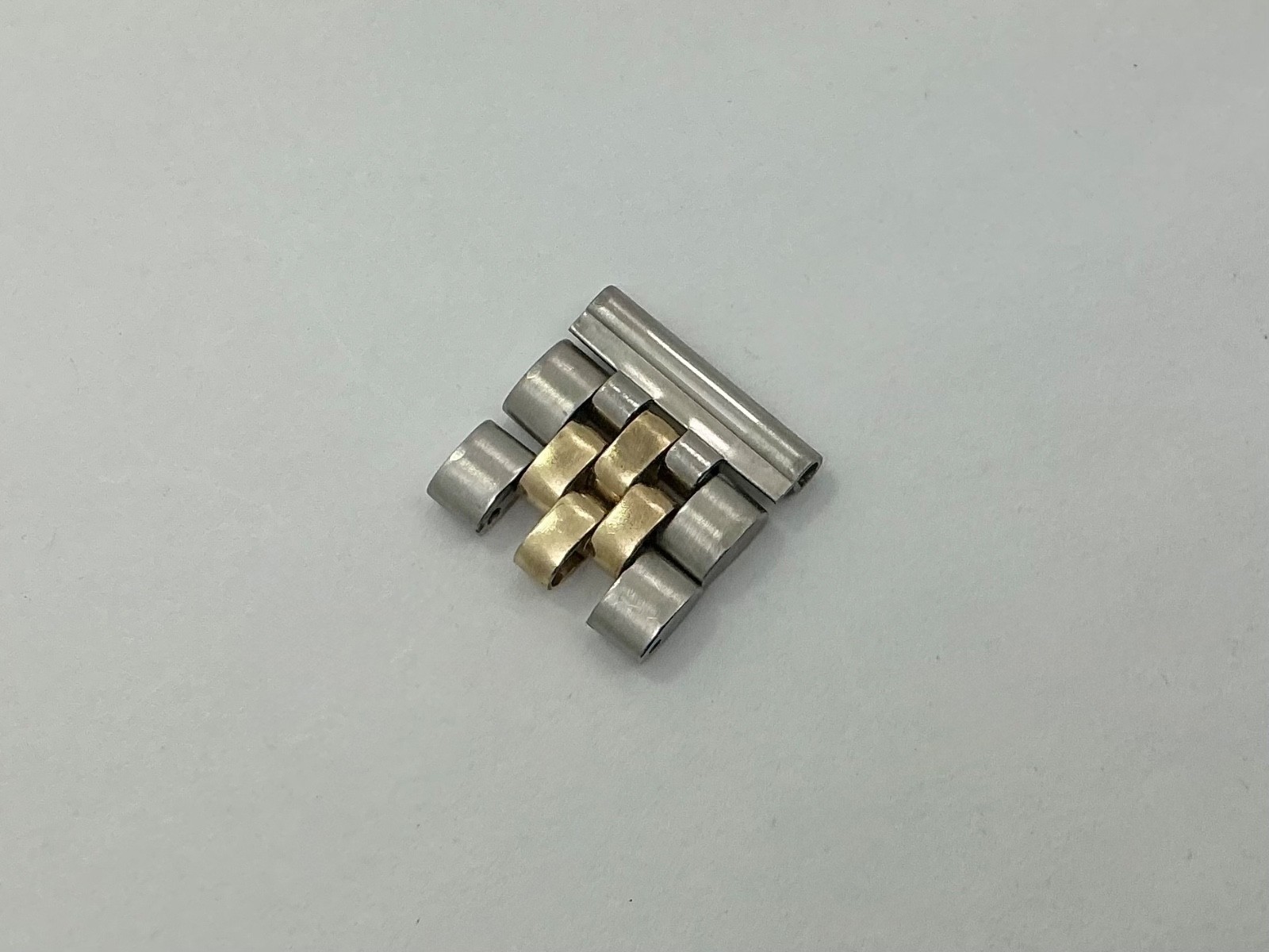 2 x Original links and end Rolex Mens 14K Gold & Stainless Datejust Jubilee Oval