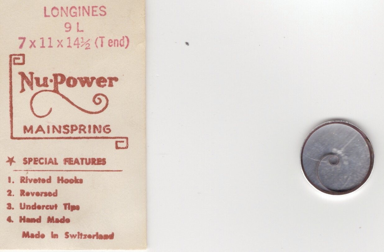 LONGINES 9L MAINSPRING “T” End