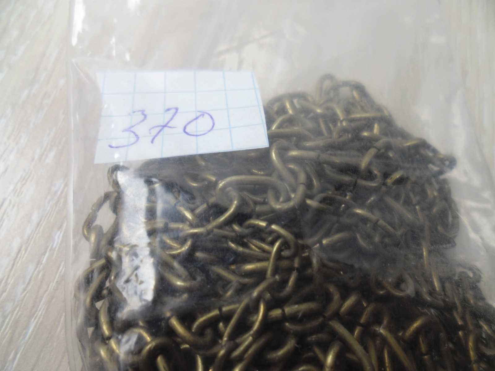 BRASS CHAIN FOR CLOCK 145.7″ OR 370 CM TALL NOS