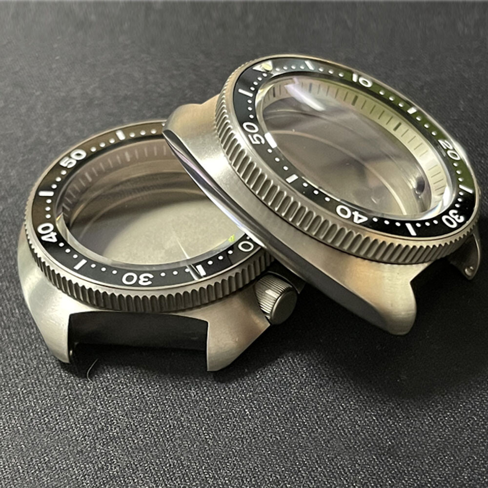 20ATM Titanium Watch Case Fit NH35 NH36 Diver Watch Sapphire Crystal AR Coating