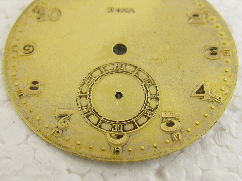 Doxa Antique Swiss Pocket Watch Original Art Deco metal Dial Watch-face 44 mm