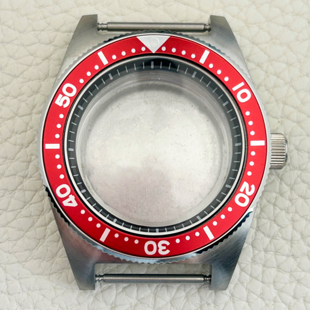 Fit NH35 Watch Case Steel Silver Mod 40mm Waterproof For Japan NH36 4R35 4R36