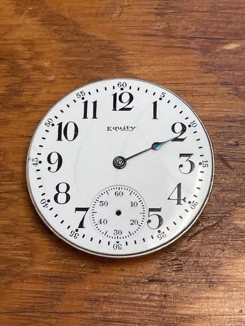 Waltham Equity 16.5S OF 15 Jewel PW Movement for Parts/Repair Good Balance