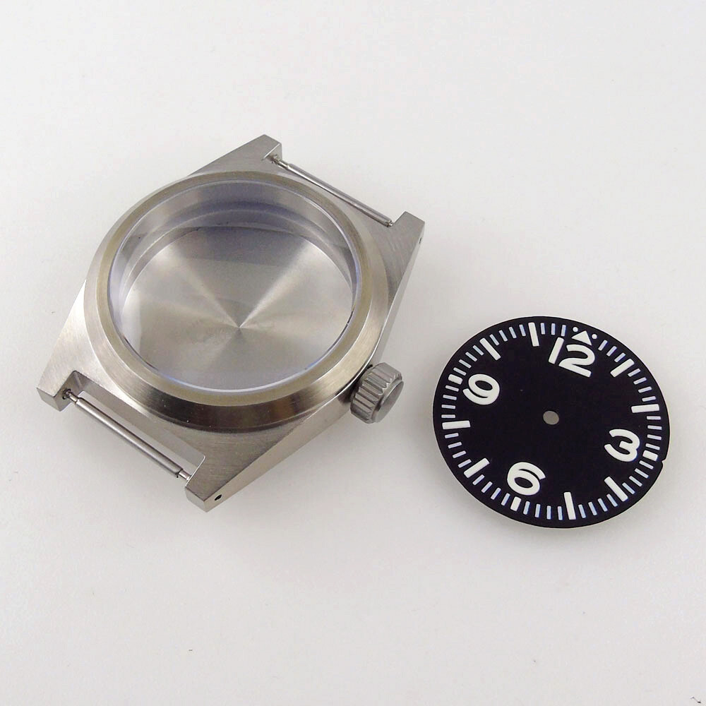 20ATM Diver 38mm Watch Case Domed Sapphire Glass Fit NH34A NH35A ETA 2824 PT5000