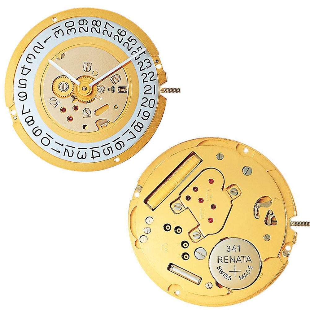 NEW For Genuine Ronda 1016 Quartz Watch Movement Swiss Made 2 Hands, Date at 3