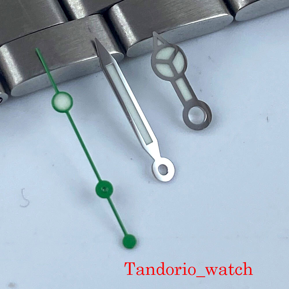 Watch Hands Fit NH35A NH36A 7s26 7s36 Automatic Movement Blue Lume Watch Parts