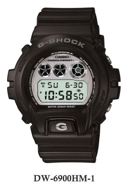 Genuine CASIO G-SHOCK Watch Band Bezel Shell Black DW-6900HM-1 Rubber Cover