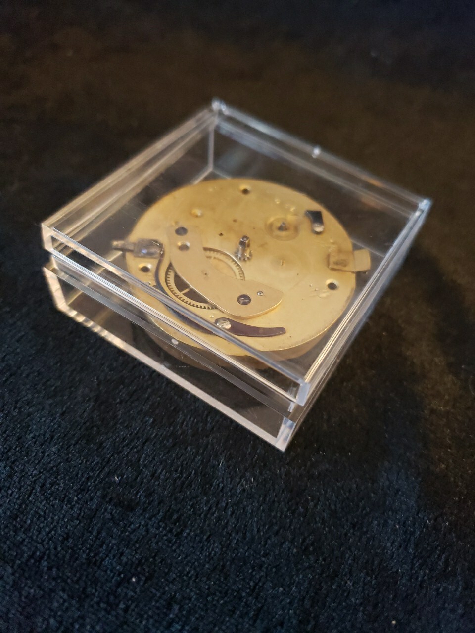 Fusee Pocket Watch Movement R. Wright Maker From Watchmakers Collection
